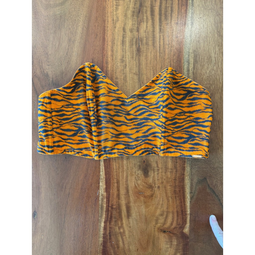 Savage X Fenty Orange/Gray Bra‎ Size XXL